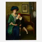 Pauline Palmer, Mother and Child, 1914, oil on canvas