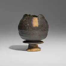 Untitled (Vessel) by Ruth Duckworth, c. 1970, glazed stoneware, sold Feb 2024