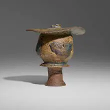 Untitled (Vessel) by Ruth Duckworth, 1968, glazed stoneware, sold Feb 2024