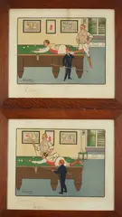 Stanley Cock, A FINE CUT and THANKS, I CAN REACH: TWO WORKS, pencil signed lower margin
