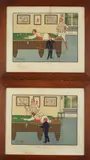 Stanley Cock, A FINE CUT and THANKS, I CAN REACH: TWO WORKS, pencil signed lower margin