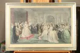 H. Ritchie, Untitled, LADY WASHINGTON'S RECEPTION, color engraving by H