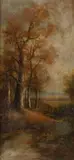 G. Stoll, Landscape in Fall, Oil on canvas