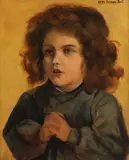Helen Mable Trevor, Waif, Oil on canvas
