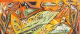 Virgilio Cassio, FLORA AND FAUNA: TWO WORKS, each signed and dated 1968 lower middle, Mosaic and gouache study
