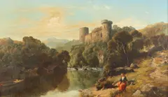 Jacob Thompson, River Bank, RIVER BANK, oil on canvas