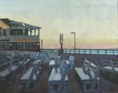 Laura Hickman, Boardwalk, Pastel