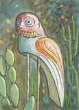 Devayani Krishna, Toy Form, Watercolor and gouache on paper
