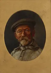 Portrait of Max Weyl by Benson Bond Moore, Oil on board, sold Sep 2014