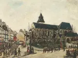 Pierre Farge, Church Mèdard, Oil on canvas