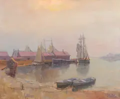 A. H. O. Rolle, After the Showers, Oil on canvas