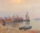 A. H. O. Rolle, After the Showers, Oil on canvas