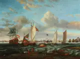 Clayton, OUTING BY THE HARBOR, giclee on canvas, OUTING BY THE HARBOR, giclee on canvas