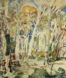 John Marin, TREES, giclee on canvas, TREES, giclee on canvas