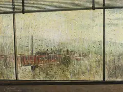 George D. Agayoff, Lost Weekend, Oil on board