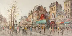Rocco, Moulin Rouge, Oil on canvas