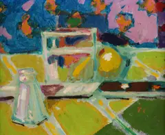 T. Cacaland, Light from an Open Window, Acrylic on canvas