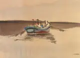 Li Zefan, Danshui, Watercolor, signed and dated 1974
