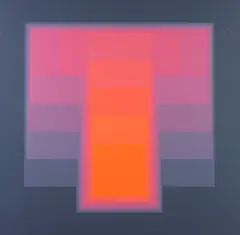 Hans Peter Reuter, Abstract, Color print