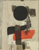 Norio Azuma, Image of the Black Circle, Color screen print