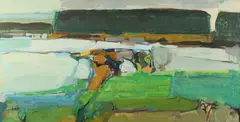 Alfred McAdams, Fox Islands, Oil on canvas