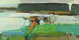 Alfred McAdams, Fox Islands, Oil on canvas