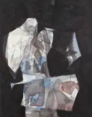 John Chapman Lewis, Frozen Image, Oil on canvas