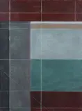 Jean Meisel, Geometric Abstract, Oil on canvas