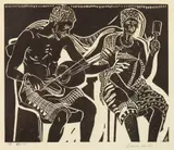 African American School, VARIOUS ARTISTS: FIFTEEN WORKS, works on paper, Jones enjoyed a five-decade tenure at Howard University where she taught watercolor, design and drawing to during the course of her long career