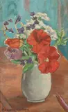Marjorie Phillips, Vase of Flowers, Oil on canvas
