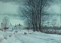 Ernest T. Thompson, Hesperus, Watercolor
