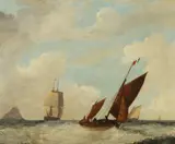 Ships by Continental School, SHIPS, oil on canvas, sold Feb 2015