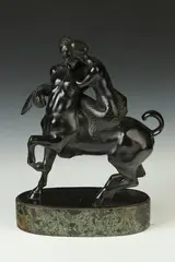 Matthias Bechtold, Centaur and Mermaid, Bronze - Height: 16 in