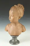 Bust of Louise Brongniart by Jean-Antoine Houdon, On marble base, sold Feb 2015