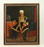 Portrait of Indian Gentleman by Continental School, FROM NEW DELHI, oil on canvas, sold Feb 2015