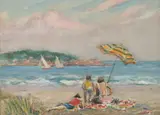 Reynolds Beal, Good Harbor Beach, Watercolor
