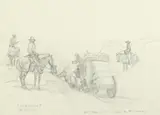 Byron Wolfe, When Four of a Kind Takes the Pot (Strong Box), Graphite on paper