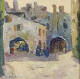 George Elmer Browne, Arched Streets in Chioggia