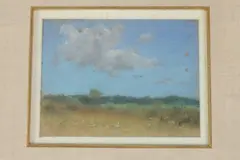 Walter A. Clark, Spring Landscape, Pastel