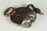 Roger Bezombes, Ondine, Brass and patinated bronze