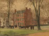 Walter Paris, Seward House on Lafayette Square, Watercolor