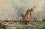 Lucien Whiting Powell, Harbor Scene