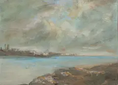 Robert V. Vick, Inlet, INLET, oil on canvas laid on board