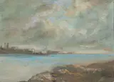 Robert V. Vick, Inlet, INLET, oil on canvas laid on board