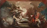 Northern Italian School, Mythological Scene, MYTHOLOGICAL SCENE, oil on canvas