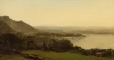 John Bunyan Bristol, Morning on Lake Champlain, Oil on canvas