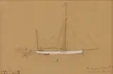 Henri de Toulouse-Lautrec, Le Yacht "Silver Fish"