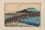 Utagawa Hiroshige, Fifty-Three Stations of Tokaido: Okazaki