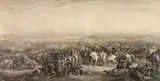 Charles George Lewis, THE ALLIED GERNERALS WITH THE OFFICERS OF THEIR RESPECTIVE STAFFS BEFORE SEBASTOPOL, after the painting by Thomas Jones Barker, Engraving