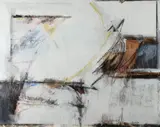 Doris Rief, Western Land, Mixed media on canvas